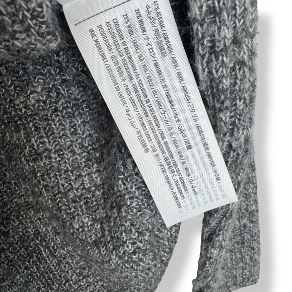 Abercrombie & Fitch Wool Blend Sweater Womens Size XS Small Gray Preppy Cozy - Picture 6 of 12
